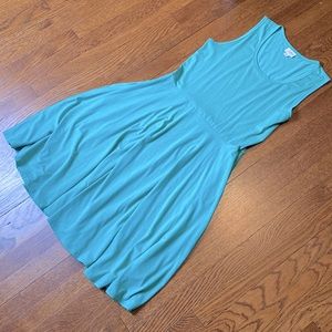 LulaRoe Nicki green dress with pockets L